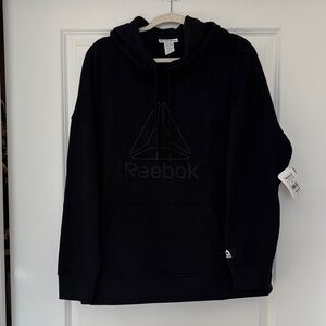 NWT Reebok Men's Black Hoodie